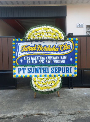 Papan Bunga Duka di Jempong Baru